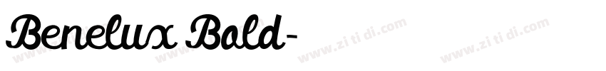 Benelux Bold字体转换
